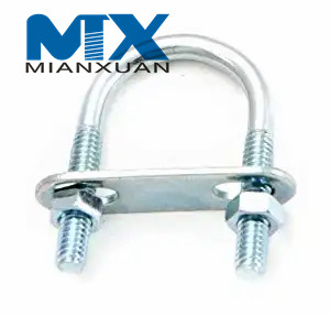 Perno en U curvo de acero inoxidable 316 DIN3570 304
