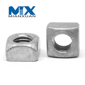 Inoxidable A2 A4 304 316 A2-70 A4-80 Tuerca cuadrada DIN 562 557 Tuerca cuadrada DIN557 DIN562 M12 M14 M16 M20