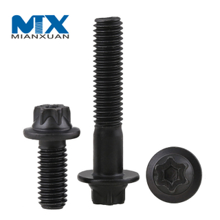 Perno de brida Torx grande con cabeza hexalobular de grado 12,9, venta caliente, DIN34801