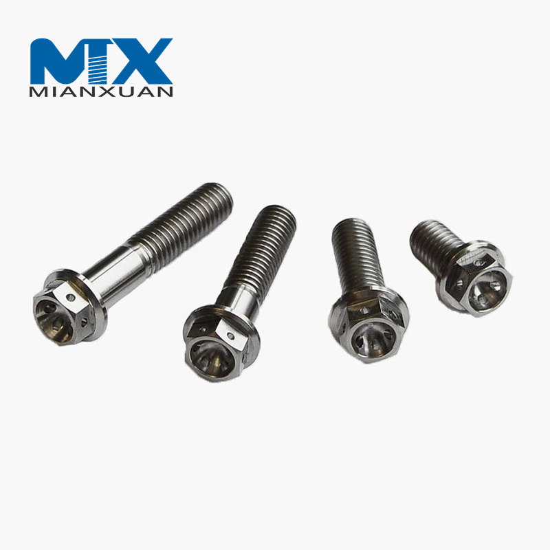 Pernos de brida de cabeza hexagonal Torx HDG M12 X 1,5 con dentado