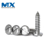 Tornillo autorroscante Phillips de cabeza plana de acero inoxidable DIN 7981 DIN 7971