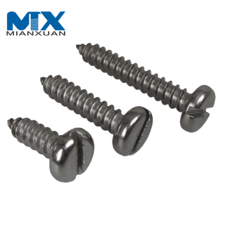 Tornillo autorroscante Phillips de cabeza plana de acero inoxidable DIN 7981 DIN 7971