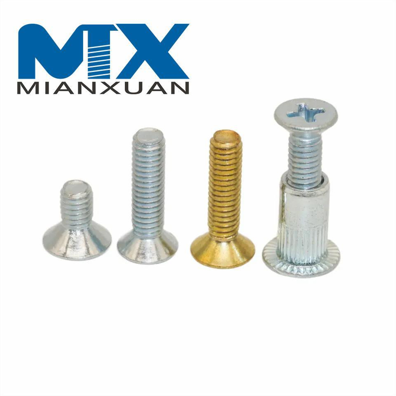 Tornillo de cabeza plana avellanada con tornillos ranurados de acero inoxidable 304