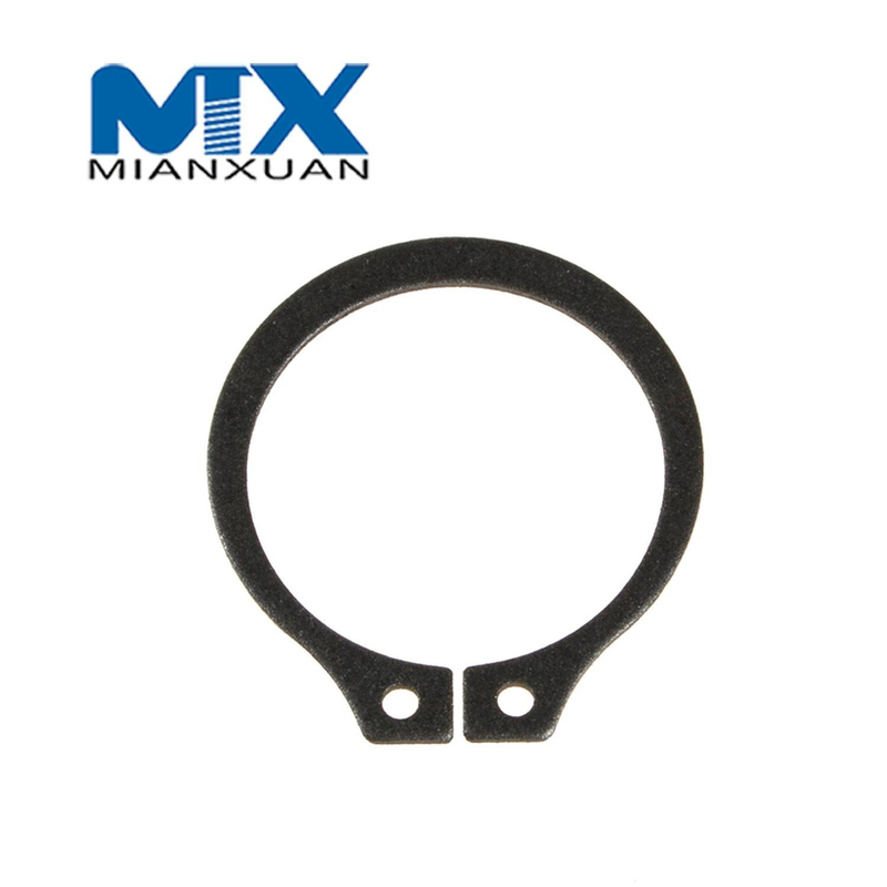 Anillo de retención de clip de resorte de acero inoxidable DIN471/472 para sujetador