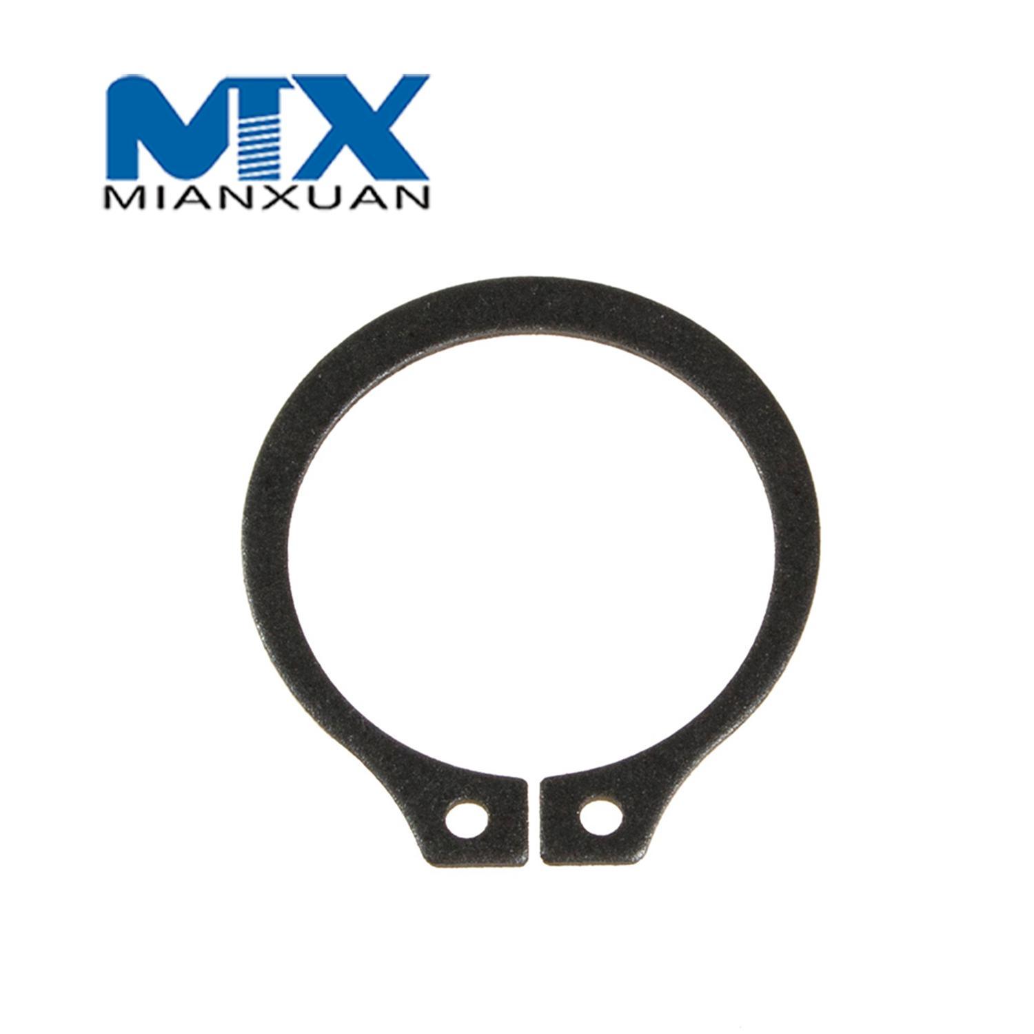 Anillo de retención de clip de resorte de acero inoxidable DIN471/472 para sujetador