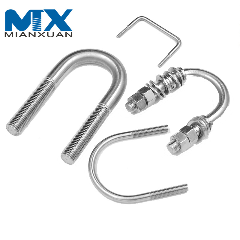 Perno en U OEM para autopartes de acero inoxidable 304 316 de alta resistencia