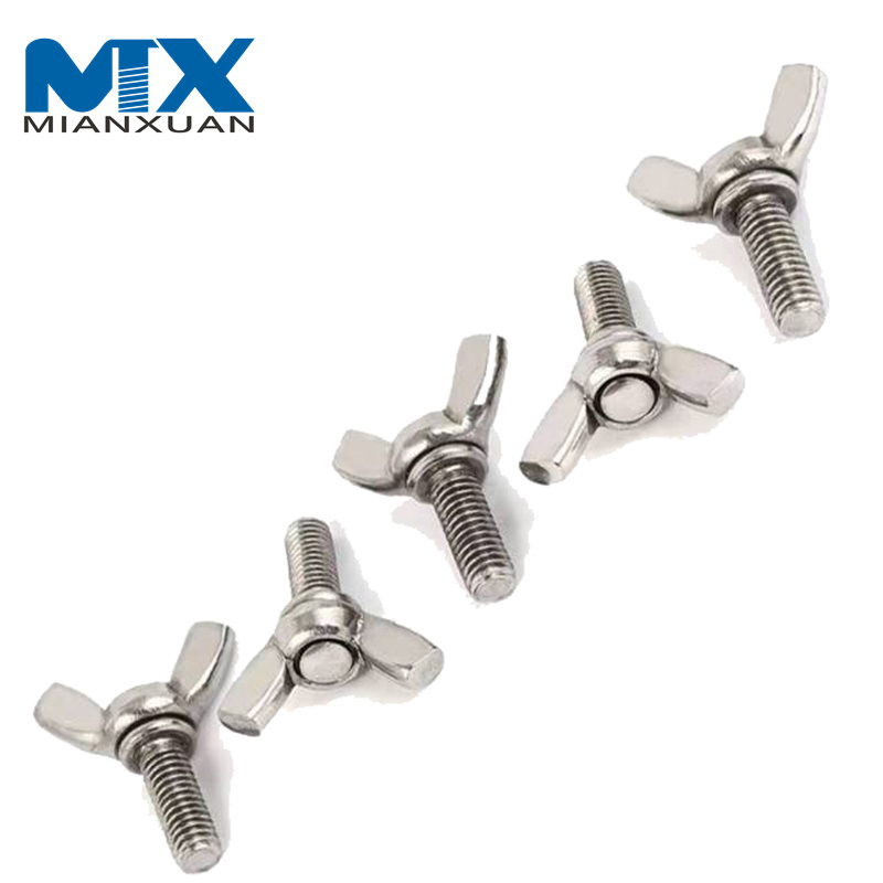 Tornillos de mariposa DIN316 de alta calidad al por mayor Tornillo de mariposa Tornillo de ala OEM DIN316