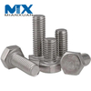 Pernos de cabeza hexagonal de acero inoxidable 304 A2 A4