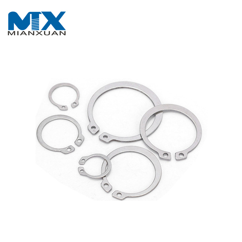 Anillos de retención de presión externos métricos DIN471 para eje