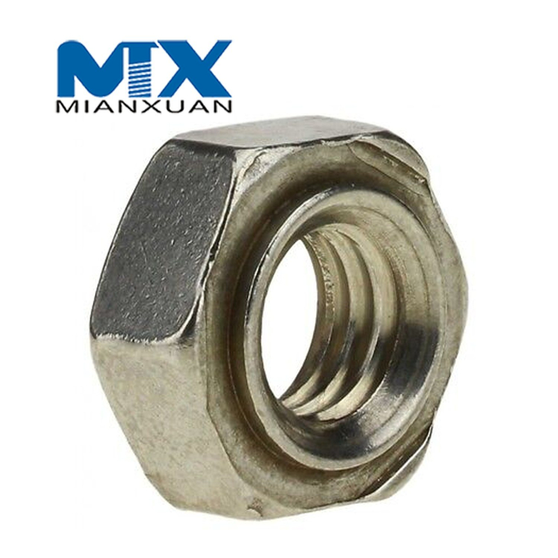 Llano estándar del negro del fabricante del acero de carbono de la nuez de la soldadura de la nuez de la soldadura del hex. DIN929