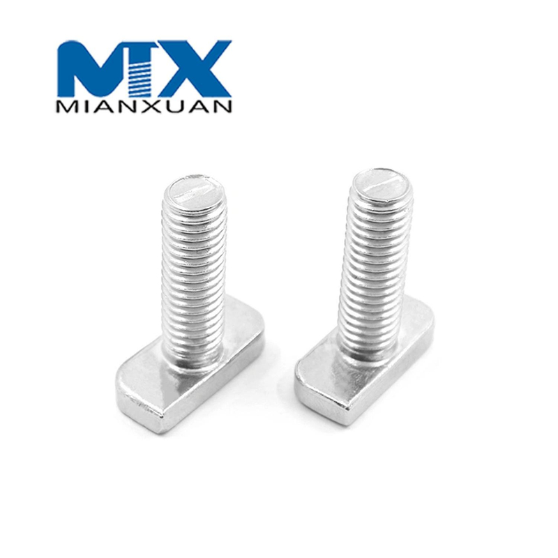 Tornillos en T Perno de martillo Fabricante de pernos del sistema solar inoxidable A2-70