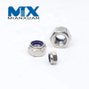 Fabricantes chinos Acero al carbono SS304 Inserto de nailon Tuerca de seguridad hexagonal DIN985