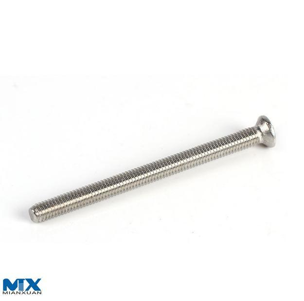 Tornillos de cabeza avellanada elevada ranurada