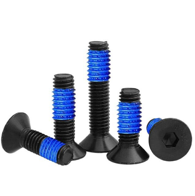 Tornillos o Pernos con Nyloc Blue