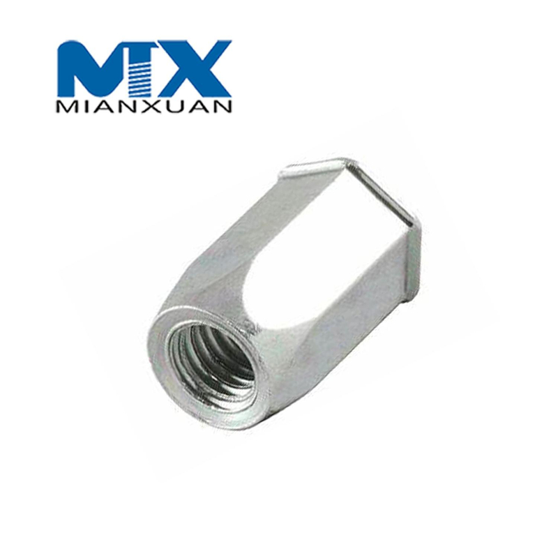 Acero de carbono especial hexagonal de encargo del hardware de las nueces los 8m del remache del parte movible del OEM