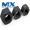 Tuerca hexagonal hexagonal ISO4032 de zinc negro de acero inoxidable al por mayor de fábrica