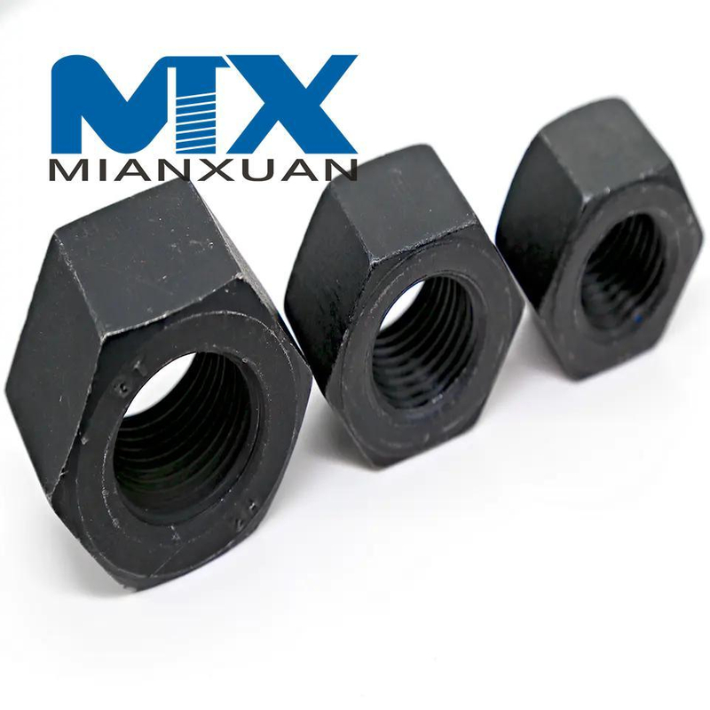 Tuerca hexagonal hexagonal ISO4032 de zinc negro de acero inoxidable al por mayor de fábrica