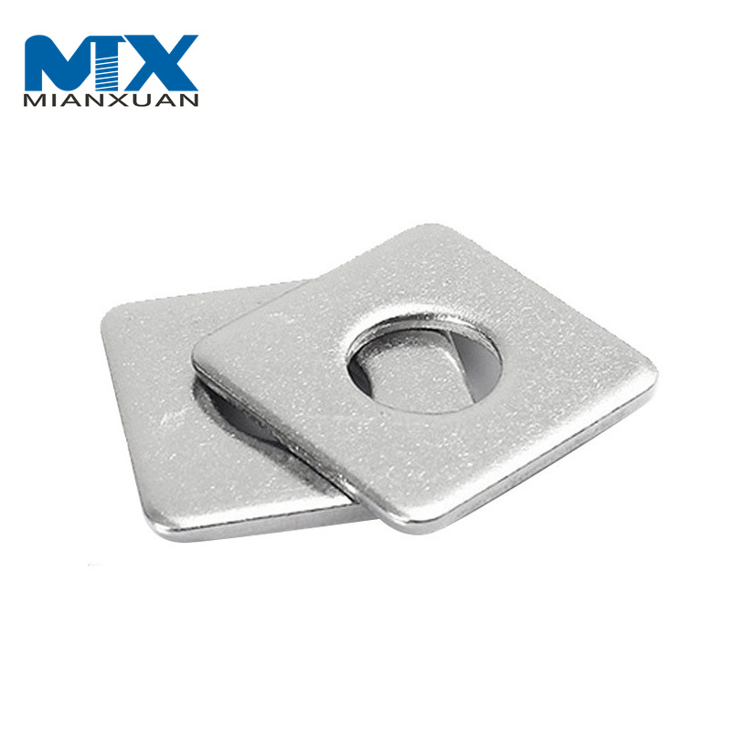 DIN436 Acero inoxidable 316 Arandela plana cuadrada Arandela de pared LED Tuerca Perno y arandela