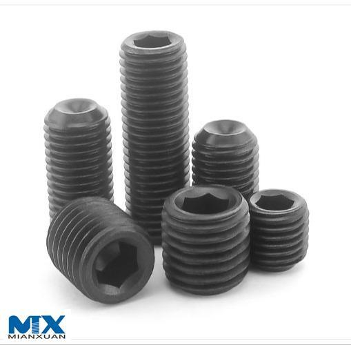 Tornillos de fijación hexagonales con punta de copa