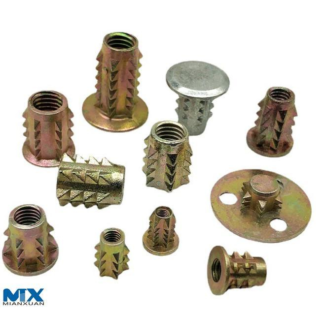 Tuercas hexagonales especiales para muebles