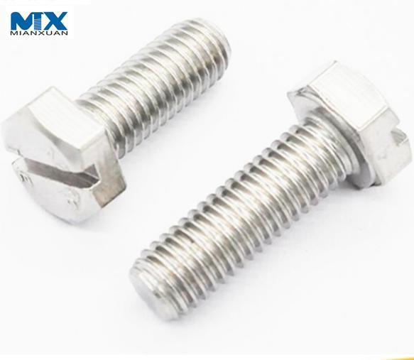 Pernos hexagonales con ranura o hueco para pH