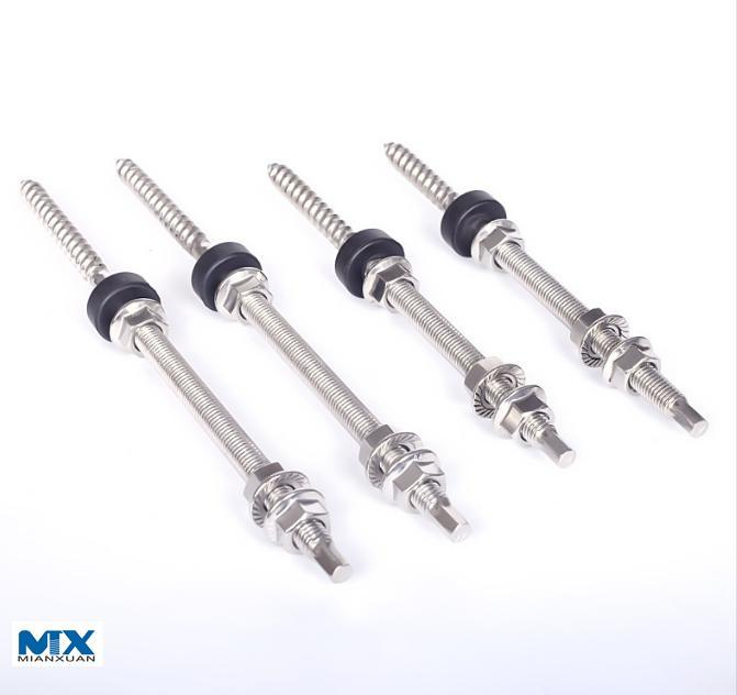 Tornillos de pasador de acero inoxidable para energía solar