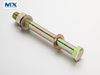 Pernos hexagonales de media rosca para construcción