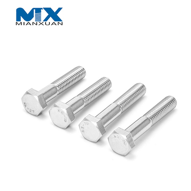 Fabricante estándar A2 A4 18-8 del acero inoxidable del perno de cabeza hexagonal DIN931