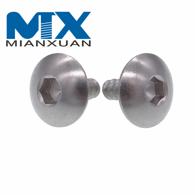 Tornillos giratorios hexagonales de acero inoxidable A2