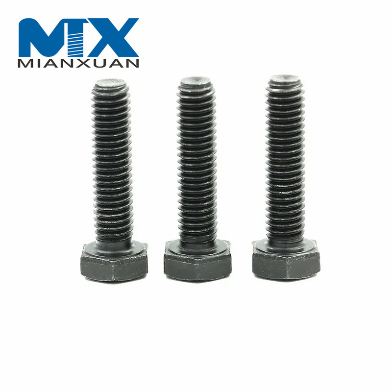 Precio al por mayor Grado 8,8 Pernos y tuercas Arandelas de tornillo Perno hexagonal galvanizado de acero DIN931