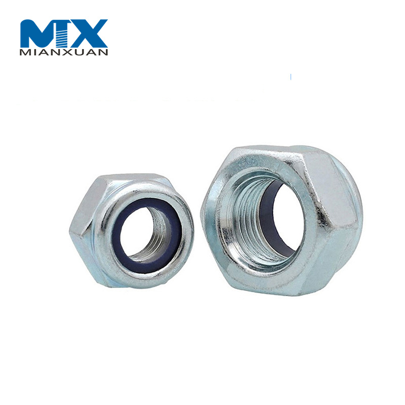 Original Acero inoxidable Ss 304 316 A2 A4 tuerca hexagonal de inserción de nailon grueso DIN982 M8