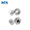 Tuercas ciegas abovedadas de tuerca hexagonal de plástico con cabeza de nailon de plástico pulido galvanizado DIN986 para la industria pesada