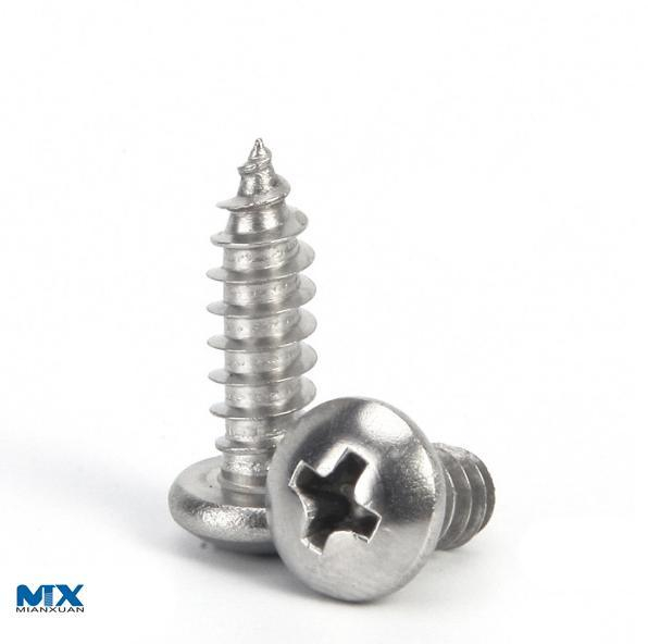 Tornillos de rosca de cabeza redonda empotrados de pH de acero inoxidable