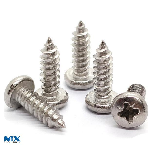 Tornillos de rosca de cabeza redonda empotrados de pH de acero inoxidable