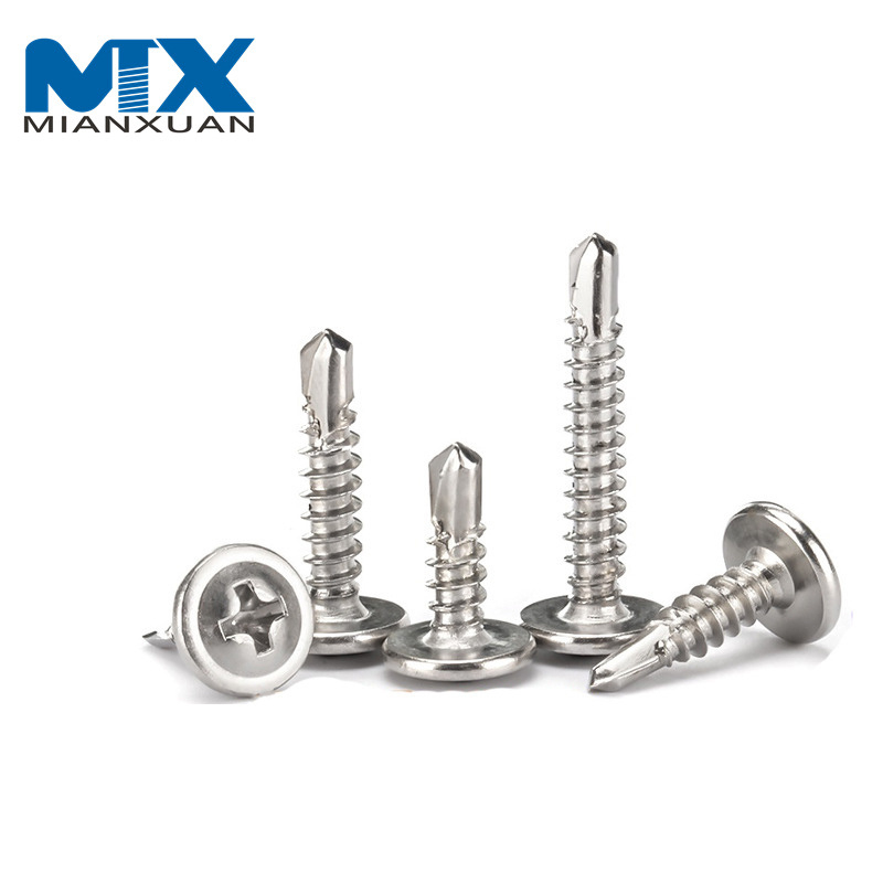 4,2*19 mm (#8*3/4 ') tornillos de cabeza plana galvanizados Csk tornillos autoperforantes C1022A precio barato