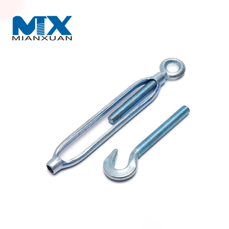 Tensor forjado galvanizado de cuerpo abierto DIN1480