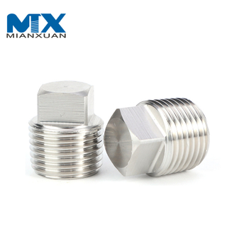 Tapones para tubos con cabeza hexagonal DIN909, rosca cónica