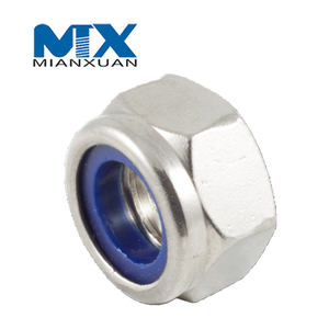 Tuerca de inserción de nailon hexagonal DIN985 Tuerca autoblocante DIN 985 Acero al carbono 4,8 8,8 10,9 12,9 M24 M30 M36 M42 M48 Geomet en escamas de zinc Dacrome Ruspert
