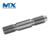Acero inoxidable 304 A2 Espárragos de rosca métrica Acme de doble extremo de acero derecho izquierdo M16 DIN938 DIN939