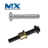 Perno Huck de cabeza de botón de acero inoxidable galvanizado con collar