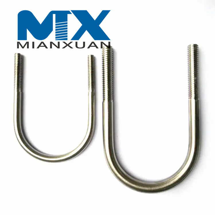 Pernos en forma de U de acero inoxidable galvanizado