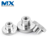Tuercas moleteadas de acero al carbono galvanizadas M3 M4 M5 M6 DIN466