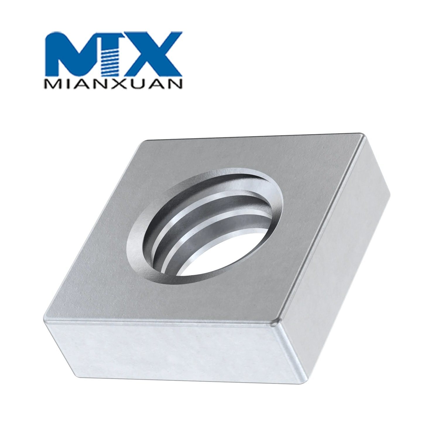 Inoxidable A2 A4 304 316 A2-70 A4-80 Tuerca cuadrada DIN 562 557 Tuerca cuadrada DIN557 DIN562 M3 M4 M5 M6 M8