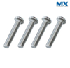 Tornillos de cabeza de botón hexagonal de acero inoxidable