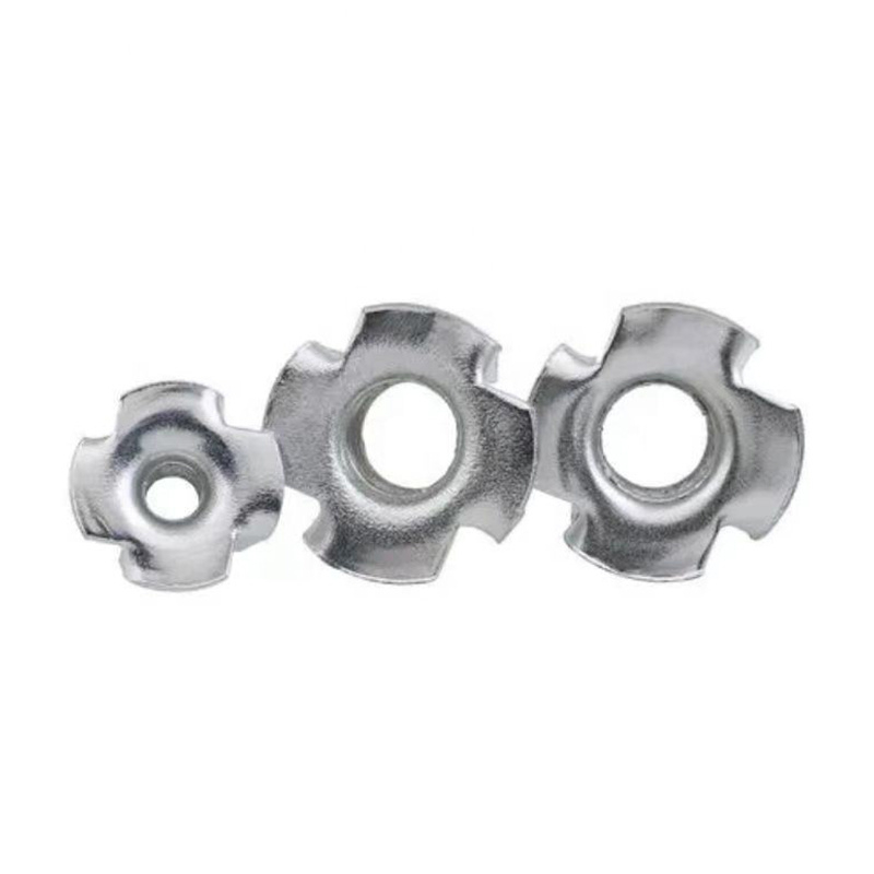 Tuercas en T/de cuatro garras para construcción