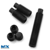 Tornillos de fijación hexagonales de acero inoxidable con punta de perro