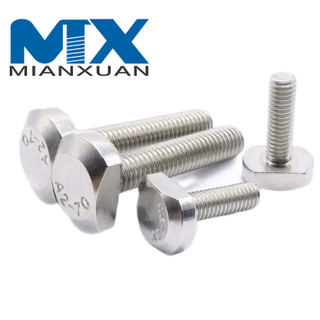 Perno en T de acero inoxidable con marco de perfil de aluminio para montaje solar