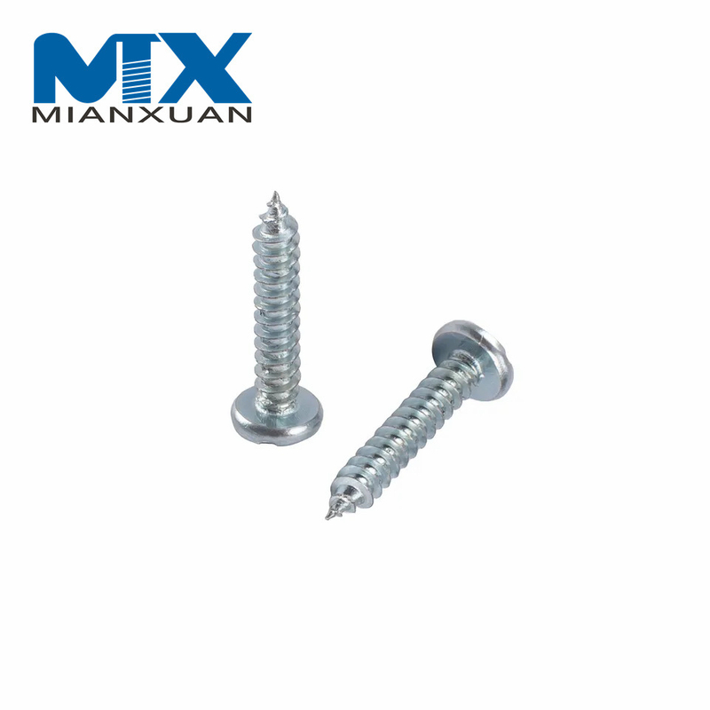 Tornillo autorroscante de cabeza redonda cruzada