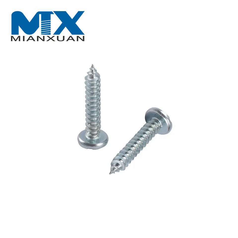Tornillo autorroscante de cabeza redonda cruzada