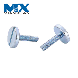 Tornillos de cabeza cilíndrica ranurada grande Tornillos de cabeza ranurada con cabeza grande